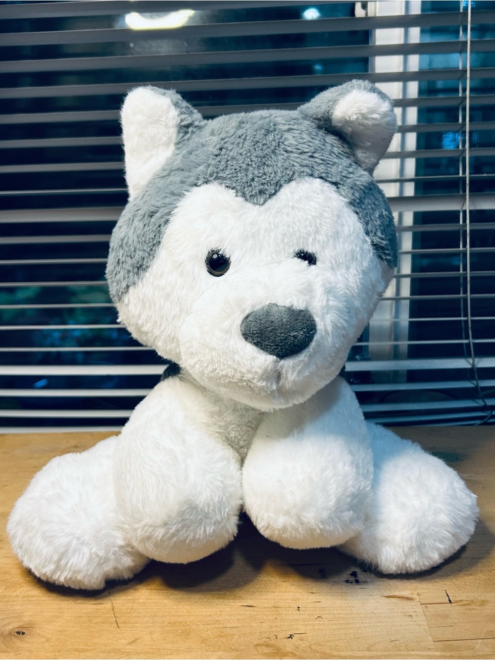Husky Wolf Spark Create Imagine Plush Puppy Dog Gray/white Stuffy Pre-owned 12”